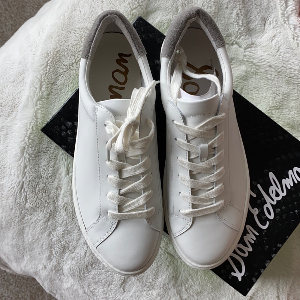 NWT Sam Edelman white sneakers, size 9.5